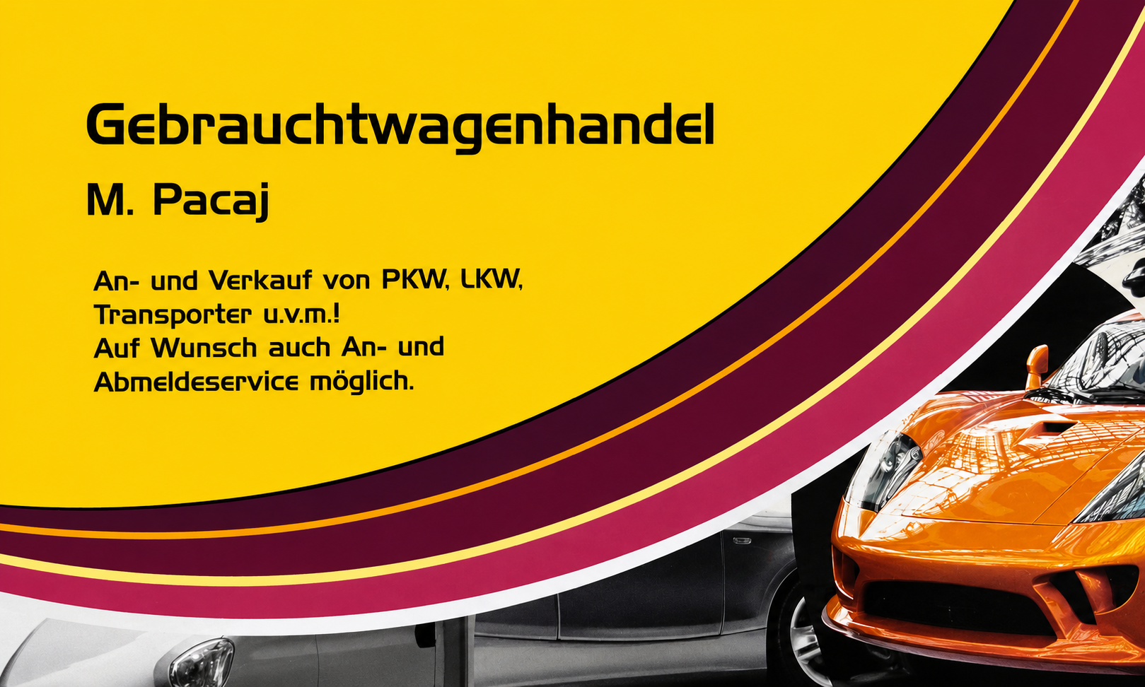 Gebrauchtwagenhandel M. Pacaj: An- und Verkauf von PKW, LKW, Transporter